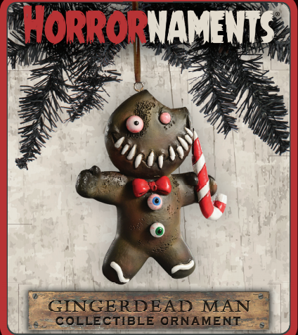 Missing Foot with Zombie Gnome Christmas Ornament Ginger-Dead Men 